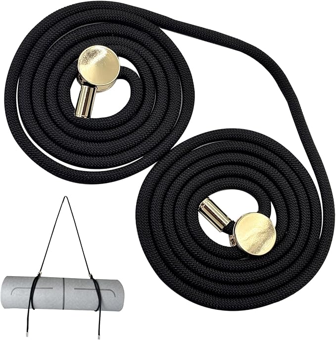 DAOSUN Yoga Mat Strap - 8MM Adjustable Paracord Carrier for Carrying Yoga Mats, Camping Pads & Blankets (Strap Only)