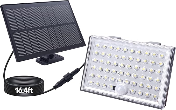 Motion Sensor Light Outdoor, with 3 Modes, Solar Lights Outdoor Waterproof from Dusk to Dawn, Suitable for Courtyards, Terraces(Garage-1pack)