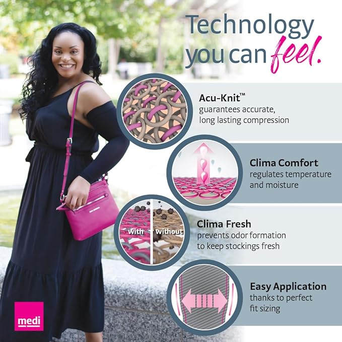 Mediven Harmony Armsleeve 20-30 mmHg for Lymphedema w/ Beaded Silicone Top Band