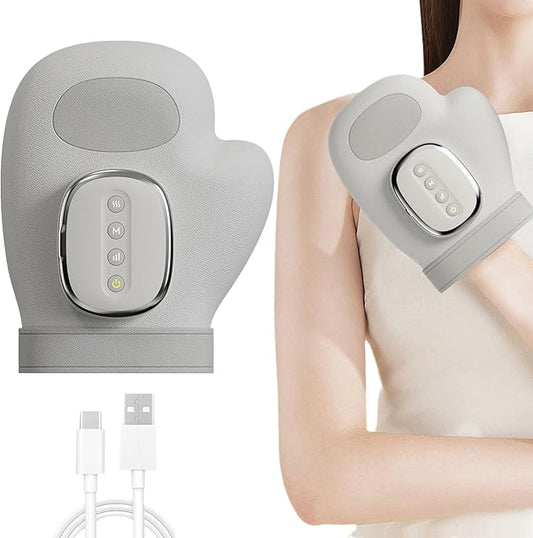 Vivoir Hand Massager, Neurivo Relivio Hand Massager for Arthritis & Carpal Tunnel, with Heat Compression,3-Mode 5-Level Intensities 2-Hour Battery Life,15-Min Timer Massage, Rechargeable (1PC)