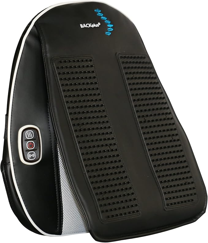 Shiatsu Massage Pad with Heat - Deep Kneading Back & Neck Massager Cushion for Pain Relief - Transform Any Chair into a Personal Massage Therapist