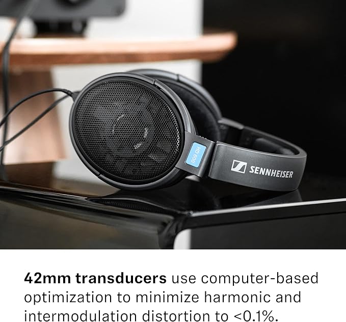 Sennheiser HD 600 - Audiophile Hi-Res Open Back Dynamic Headphone
