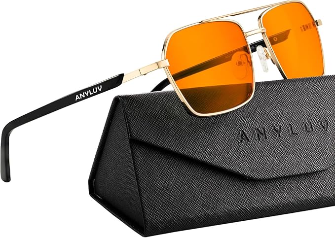 ANYLUV Blue Light Glasses Men/Women, Blue Light Blocking Glasses, Computer Screen Blocker Eyes Protection Glasses