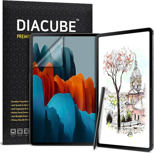 [1+1 Pack] For Samsung Galaxy Tab S10 FE Plus 13.1 inch, Paperfeel Screen Protector 1pc + Anti Glare Protector 1pc, Matte Anti Glare Anti Fingerprint Film with Blue Light Cut Filter, Compatible with S Pen