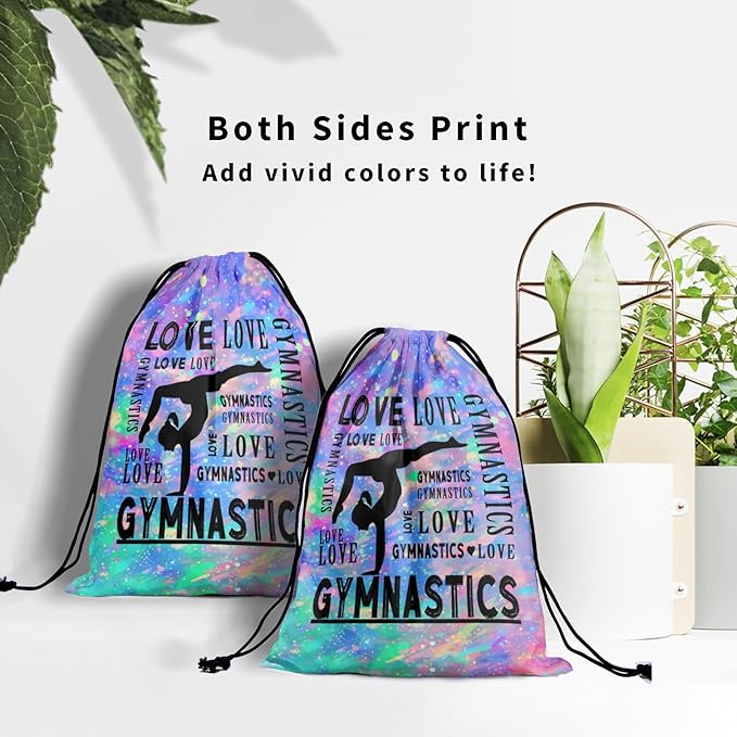 Gymnastics Grip Bag for Gymnasts Gymnastic Drawstring Bag Gym Athlete Bag
