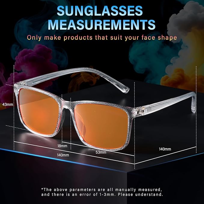 99% Blue Light Blocking Glasses Men Women Lightweight Frame Computer TV Gaming Eyeglasses Reduce Eyestrain