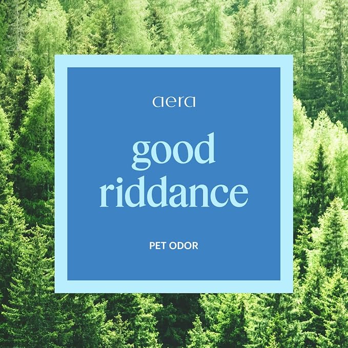 Aera Smart Home Fragrance Diffuser and Good Riddance Pet Odor Scent Refill Bundle - Alexa Compatible, Hypoallergenic, Family and Pet Safe, App Controlled