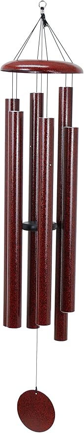 Corinthian Bells by Wind River - 65 inch Ruby Splash Wind Chime for Patio, Backyard, Garden, and Outdoor décor (Aluminum Chime) Made in The USA