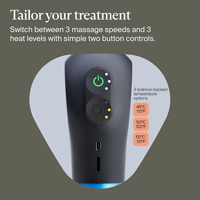 TheraGun Mini Plus Massage Gun by Therabody - Portable Massage Enhanced with Heat – Travel Essential for Faster Recovery On The Go