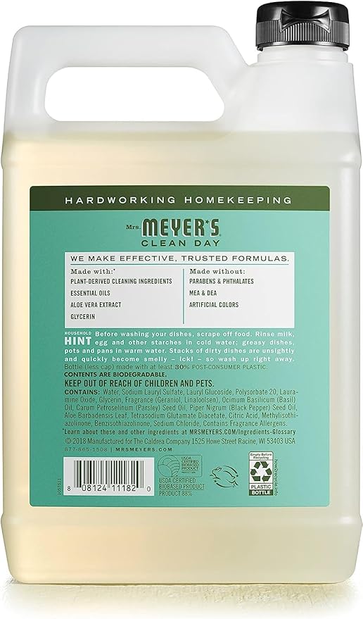 Mrs. Meyer's Dish Soap Variety Pack Scent 1 Dish Soap, 1 Dish Soap Refill, 1 CT