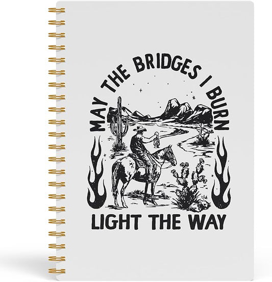 Vintage Western Cowboy Notebook, Horse Riding Cowboy Journal, Wild West Country Desert Journal for Writing, Western Office Supplies, Southwestern Spiral Notebook, 5.5x8.3 Inch 551