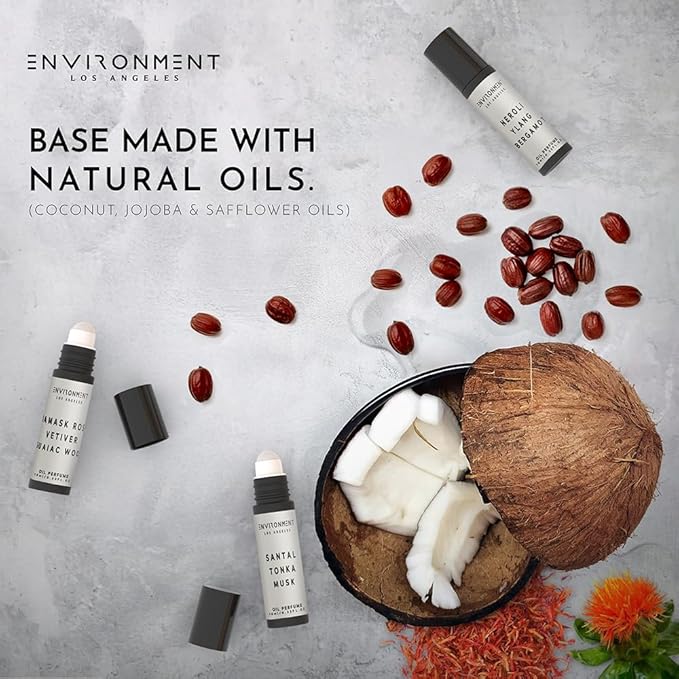 Environment Inspired by 5-Star Hotels WH 10ml Roll-on Perfume (Citrus | Lemongrass | Jasmine) Body Oil Fragrance, Roll On Oil, Body Fragrance for Women & Men, Luxury Scents, Vegan & Cruelty-Free