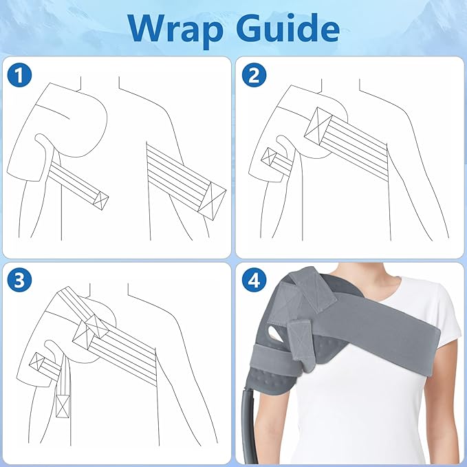 Ice Machine for Shoulder After Surgery Recovery, Timer Control Cold Therapy Machine, Universal Cryotherapy System Ice Therapy Machine with Leak-Proof Design for Post-Surgery Care Injury Relief