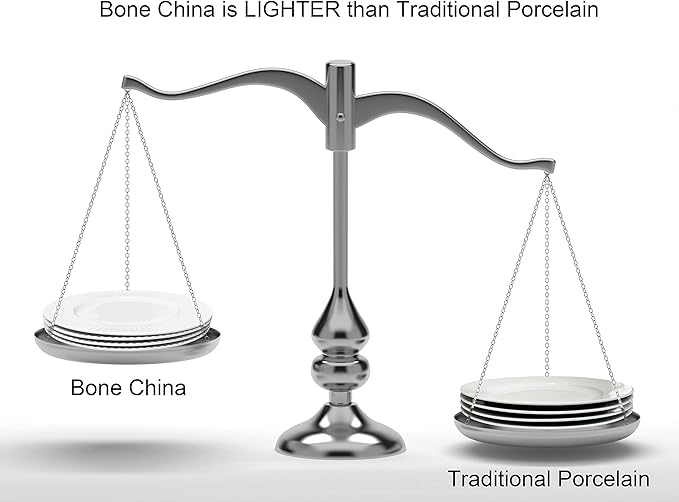 Dinnerware, 16 Piece Set Bone China, Service for 4, White Embossed stripe Dishes, Microwave Safe, Chip Resistant, Dishware, For Formal Casual and Everyday Living, Plates and Bowls Set