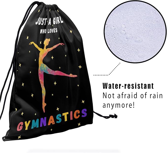 Gymnastics Grip Bag for Gymnasts Gymnastic Drawstring Bag Gym Athlete Bag