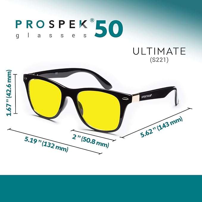 Prospek Blue Light Computer Glasses, ULTIMATE for Women and Men, 99% Blue Light Blockers I May Improve Sleep, Focus & Eye Protection