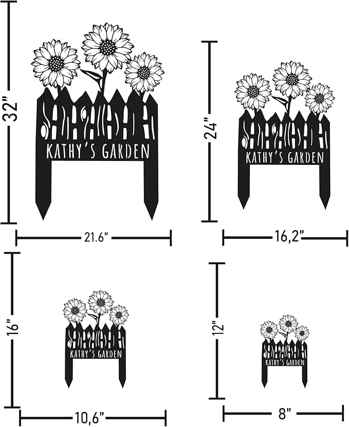 Custom Garden Stake (Garden-Butterfly)