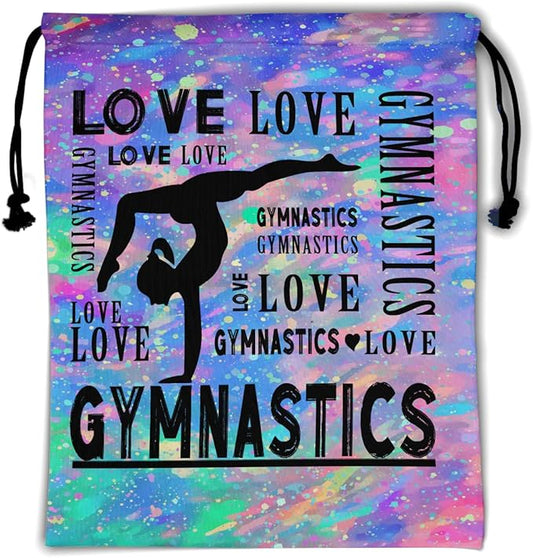 Gymnastics Grip Bag for Gymnasts Gymnastic Drawstring Bag Gym Athlete Bag