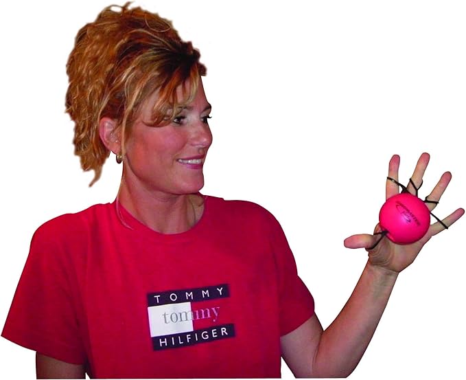 Physical Therapy Hand Exerciser - Forearm Exerciser with Stress Relief Ball - Hand Therapy Balls for Training - Finger Exerciser & Strengthener - Multicolored Balls, (9 Piece Set)
