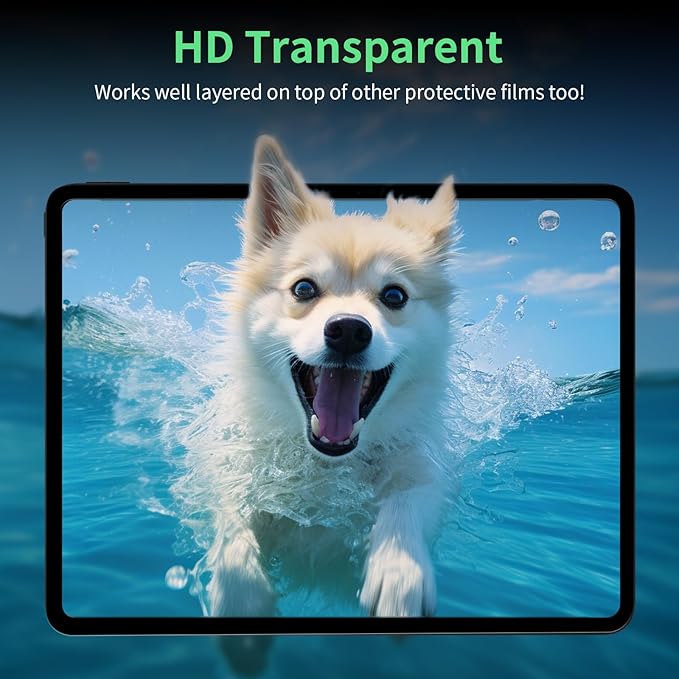 Privacy Screen Protector Compatible with iPad Pro 13 2024 7th Gen (A2925, A2926) Anti-Glare Blue Light Film Anti-Spy Filter, Bubble-Free Shield Easy Install Guard Removable Cover