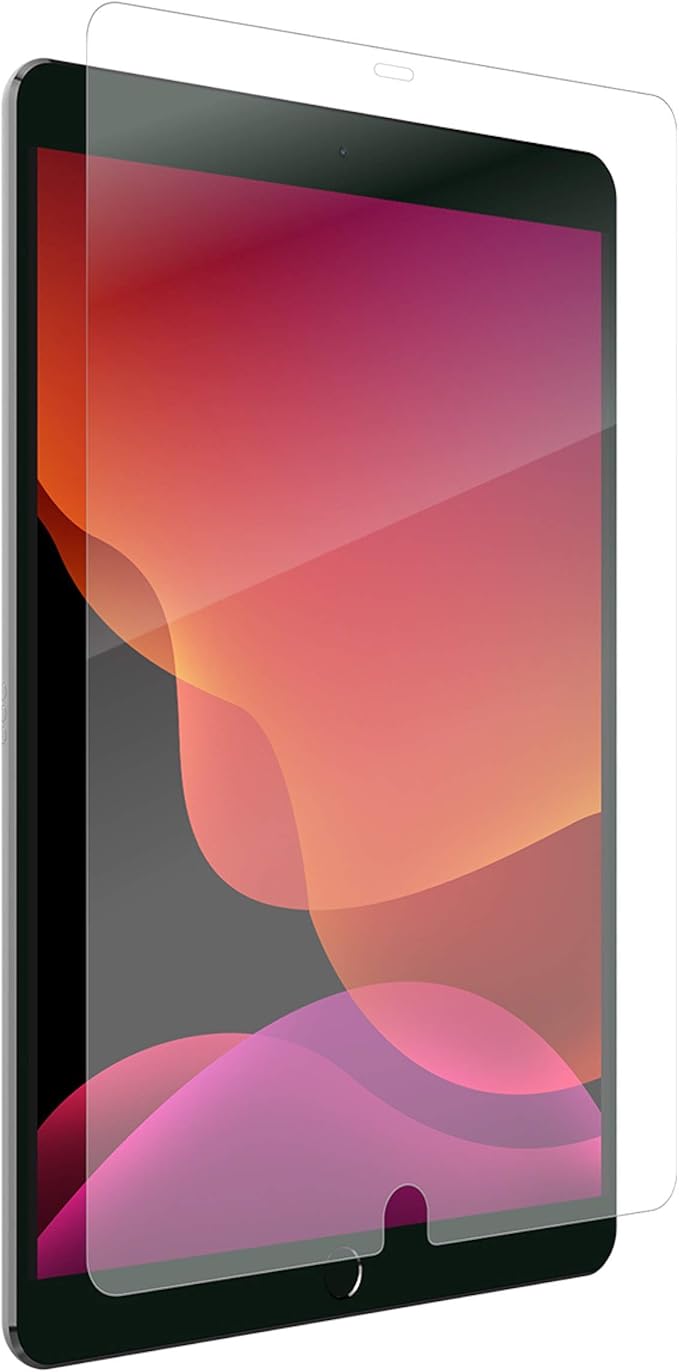 ZAGG InvisibleShield Glass Elite VisionGuard+ Screen Protector for Apple iPad 10.2", Scratch Resistance, Blue-Light Filtration, Maintains HD Clarity, Anti-Fingerprint Technology, Easy to Install