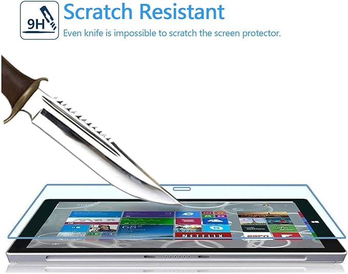 Adeway (2 Pack) Microsoft Surface Pro 7 Plus/Surface Pro 7-12.3 inch Screen Protector, Precise Cutouts/Tempered Glass/High Sensitivity, Glass LCD Protector