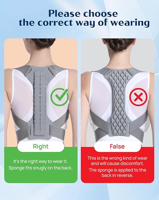 OFIR Revolutionary Upper Back Brace Posture Corrector for Women & Men, Back Straightener Posture Corrector for Men, Support Shoulder Neck and Spine for Scoliosis, Hunchback.