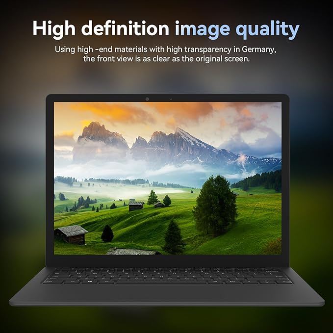 360° Laptop Privacy Screen 15.6 Inch for 16:9 Computer, 15" Monitor 4 Way Privacy Anti Glare Protector Blue Light Filter Shield Film Compatible with Lenovo/Hp/Dell/Acer/Asus/Thinkpad/Envy/Toshiba