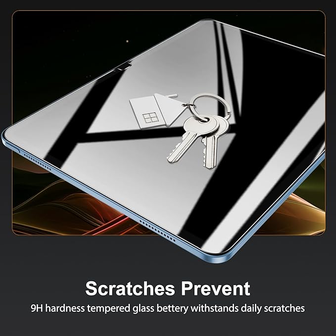 SPARIN Screen Protector for iPad A16 11 inch 11th/10th Generation 10.9 Inch (2025/2022), Tempered Glass with Auto Application Tray for iPad 11/10 Gen, Easy Installation, Case Friendly, 2 Pack