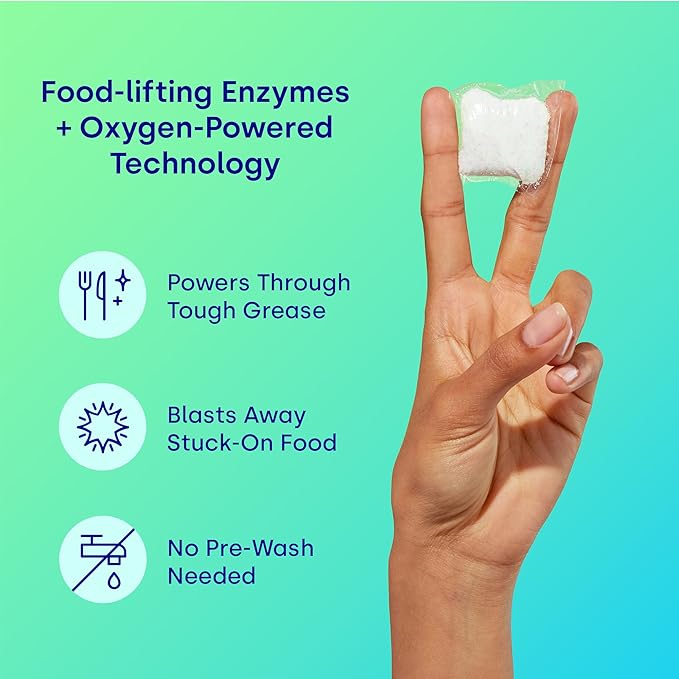 Dropps UltraWash Dishwasher Pods, Fresh Rain (120 Count) - Biobased Power Deep Clean Dishwasher Detergent Tablets for Sparkling Shiny Dishes - No Rinse Aid or Pre-Wash Needed - Dishwashing Pods