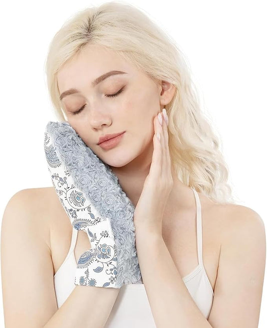 Microwavable Therapy Mittens with Moist Heat and Compression Relief – 1 Heated Glove for Arthritis, Stiff Joints, Carpal Tunnel, Trigger Finger – Washable, Self-Care Gift for Elderly Parents