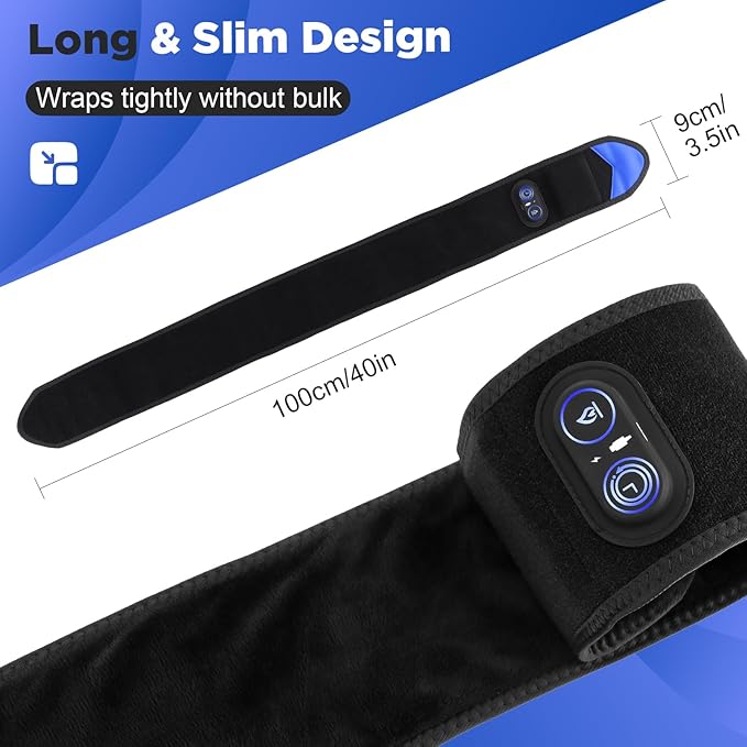 Cordless Heating Pad for Arm Elbow Leg, Heating Pad Arm Wrap for Pain Relief, 5000mAh Rechargeable