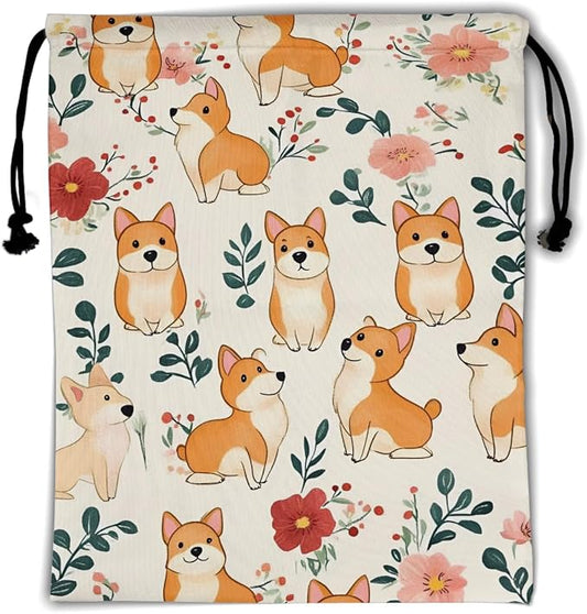 Nerxy Pet Gymnastics Grip Bag Dog Cat Drawstring Grip Bags Puppy Shoe Bag Gym Storage Pouch