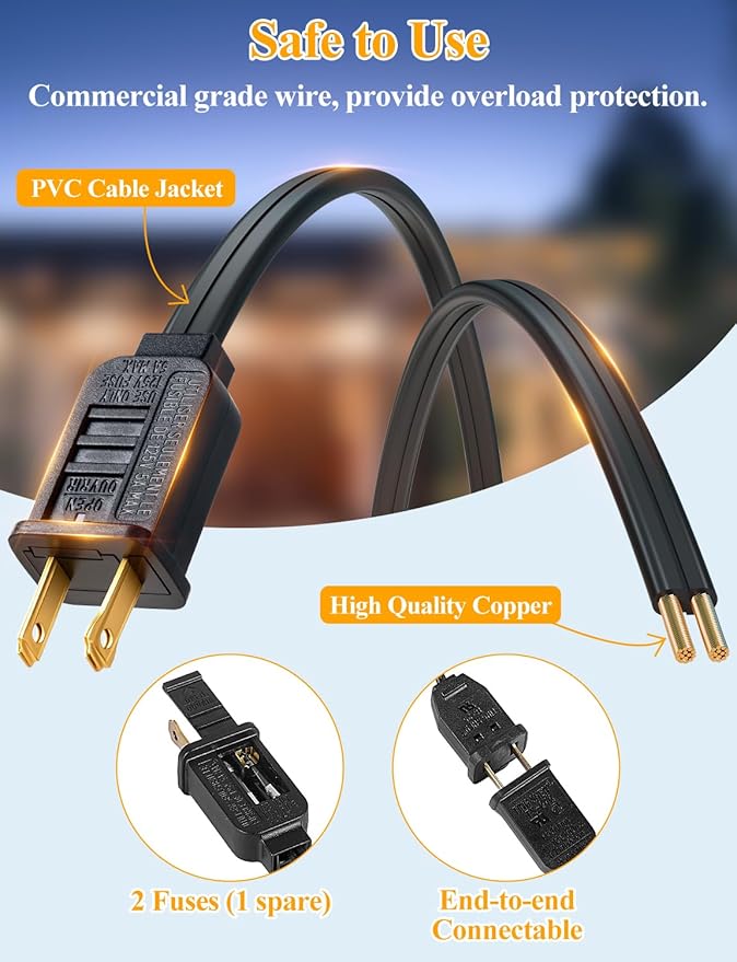 Brightever LED Outdoor String Lights 100FT Patio Lights with 30+2 Shatterproof S14 Dimmable Edison Bulbs, Vintage LED String Lights for Outside, Waterproof Bistro Lights for Party, Birthday, Holiday