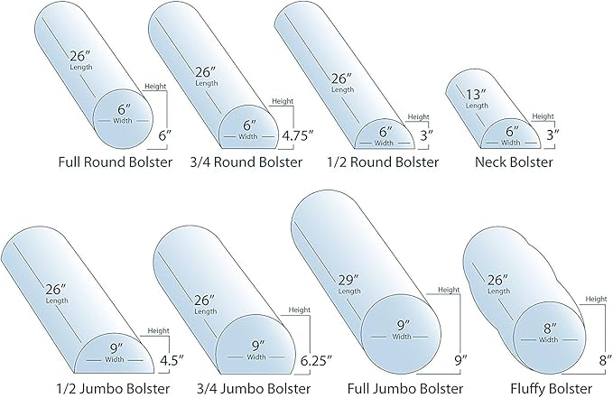 EARTHLITE Bolster Pillow Fluffy – Durable Massage Bolster, 100% PU Upholstery incl. Strap Handle/Professional Quality for Massage Tables/Back Pain Relief