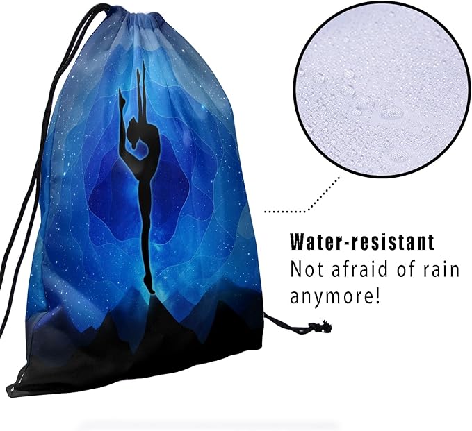 Gymnastics Grip Bag for Gymnasts Gymnastic Drawstring Bag Gym Athlete Bag