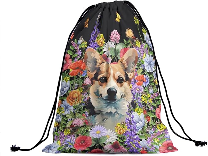 Nerxy Pet Gymnastics Grip Bag Dog Cat Drawstring Grip Bags Puppy Shoe Bag Gym Storage Pouch