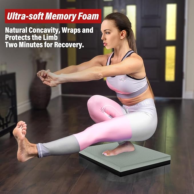 Balance Pad- Exercise Foam Balance Pad for Workout,Non-Slip & Water-Resistant Stability Trainer Mat,Ultra-Soft TPE Foam Knee Cushion for Balance Training, Fitness, Physical Therapy,Yoga