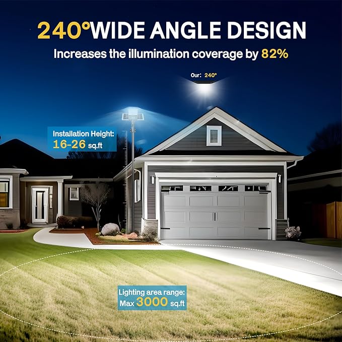 9500w Solar Street Lights Outdoor Waterproof, 450000LM Super Bright LED Beads Commercial Solar Flood Lights with Remote Control for Patio, Street, Court and Parkling Lot