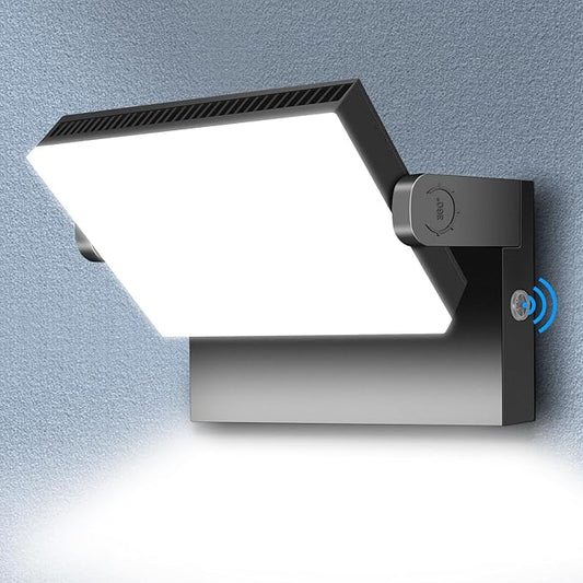 ledmo 150W LED Outdoor Wall Pack Light with Dusk to Down Photocell 360° Rotatable Head Commercial Security Light 21000lm IP68 5000k Floodlight Fixtures for Yard Building Barn Warehouse Shop