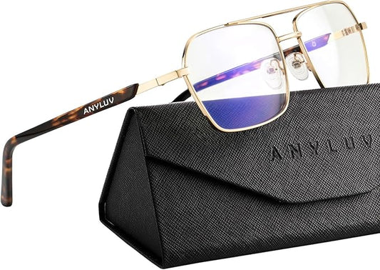 ANYLUV Blue Light Glasses Men/Women, Blue Light Blocking Glasses, Computer Screen Blocker Eyes Protection Glasses