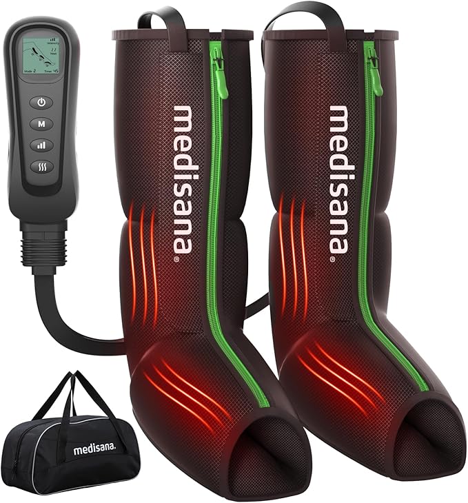 Leg Massagers with Heat and Compression, Leg Massager for Circulation and Pain Relief, Foot and Calf Massager Machine for Edema, Relax Recover-Birthday Gifts for Dad Men Mom Women