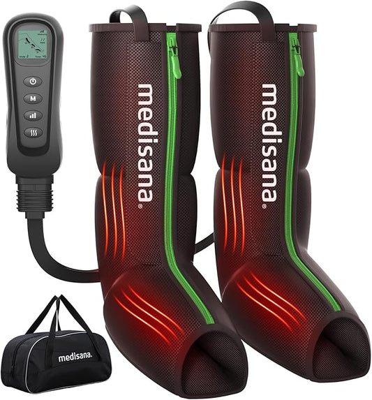 Leg Massagers with Heat and Compression, Leg Massager for Circulation and Pain Relief, Foot and Calf Massager Machine for Edema, Relax Recover-Birthday Gifts for Dad Men Mom Women