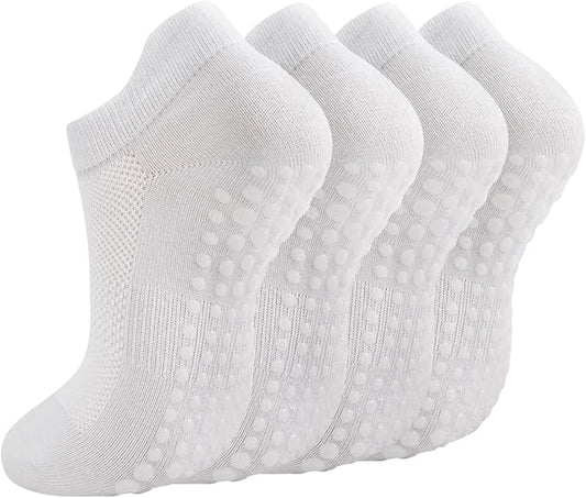 Breslatte Grip Socks Pilates Socks with Grips for Women Non Slip Grippers Womens