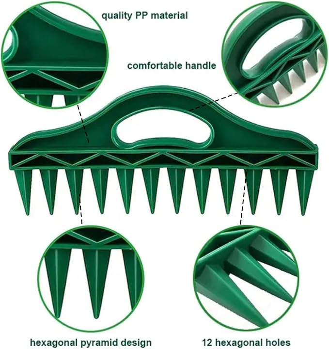 Seed Spreading Tool, Handheld Seed Planter Tool Seed Dibber,2025 Upgraded Seed Dispenser Set,Multifunctional Seed Spacer,Mini Seed Dispenser for Small Seeds,Gardening Tools