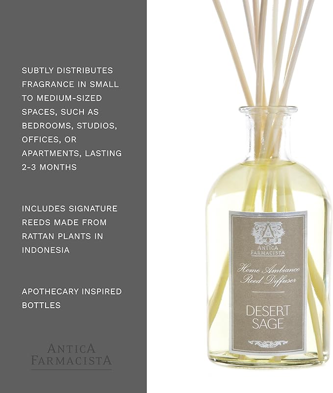 Antica Farmacista Home Ambiance Diffuser,Desert Sage,8.45 Fl Oz