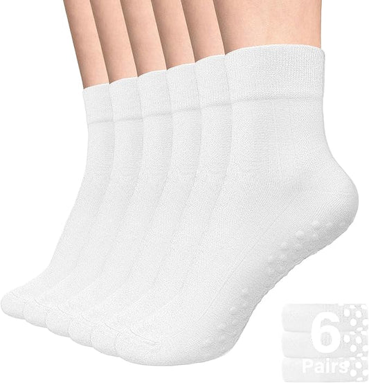 DIBAOLONG Womens & Mens Low Cut Socks, 6-Pair Ankle No Show Athletic Short Cotton Socks