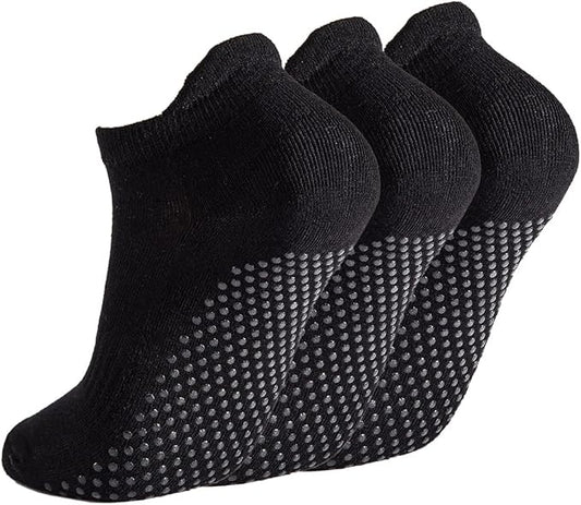 Breslatte Grip Socks Pilates Socks with Grips for Women Non Slip Grippers Womens