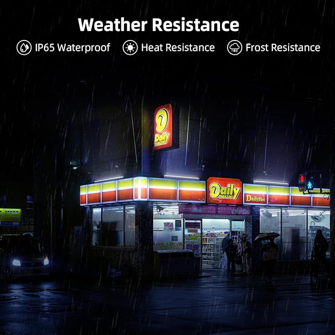 LED Wall Washer Light with RF Remote, 144W RGBW Color Changing Linear Bar Light, AC120V Waterproof RGB Wall Washing Lamp for Outdoor and Indoor Lighting Projects, Plug & Play