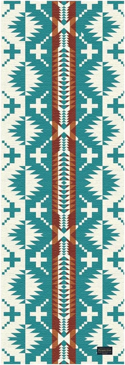 Yune Yoga x Pendleton Spider Rock Yoga Mat – 72”x24”, 6mm Thick, Non-Slip, Eco-Friendly PER – Native-Inspired Design for Home & Studio